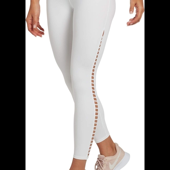 Nike Women's Sculpt Hyper Studio 7/8 Training Tights Sz Small White BQ8633 100 - Picture 2 of 10